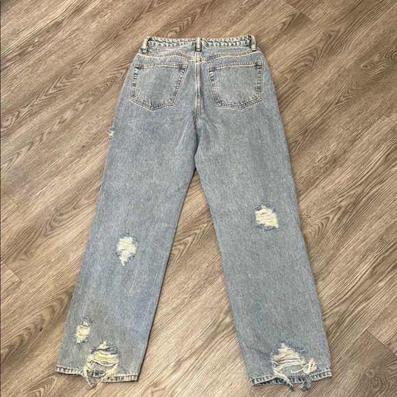 Fashion Nova High Rise Distressed Jeans size 7 - Picture 9 of 10